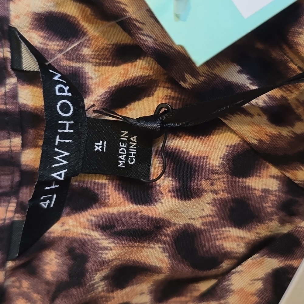 41 hawthorn blouse, size XL, animal print - Picture 5 of 12